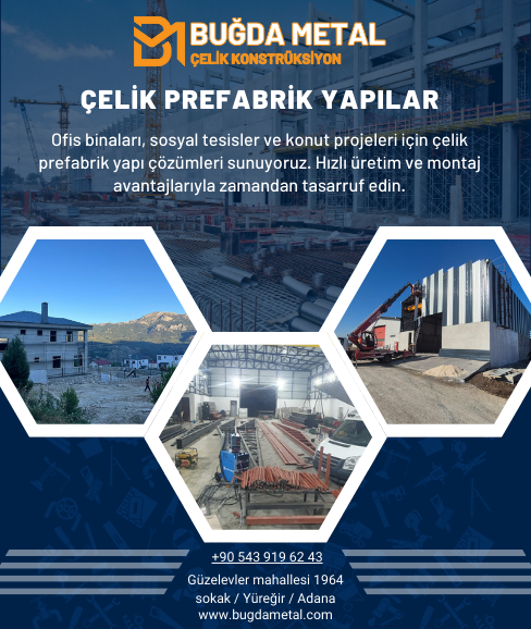 Çelik Prefabrik Yapılar